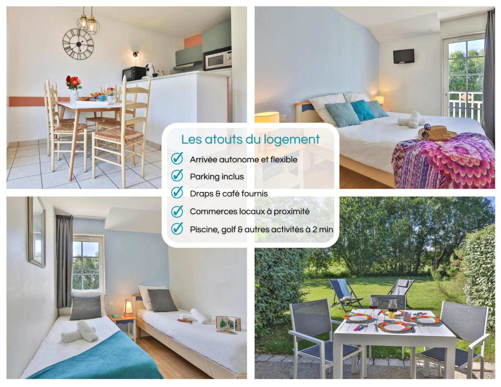 Villa ღ L'oasis Du Golf - Paisible Maison Proche Talmont-Saint-Hilaire